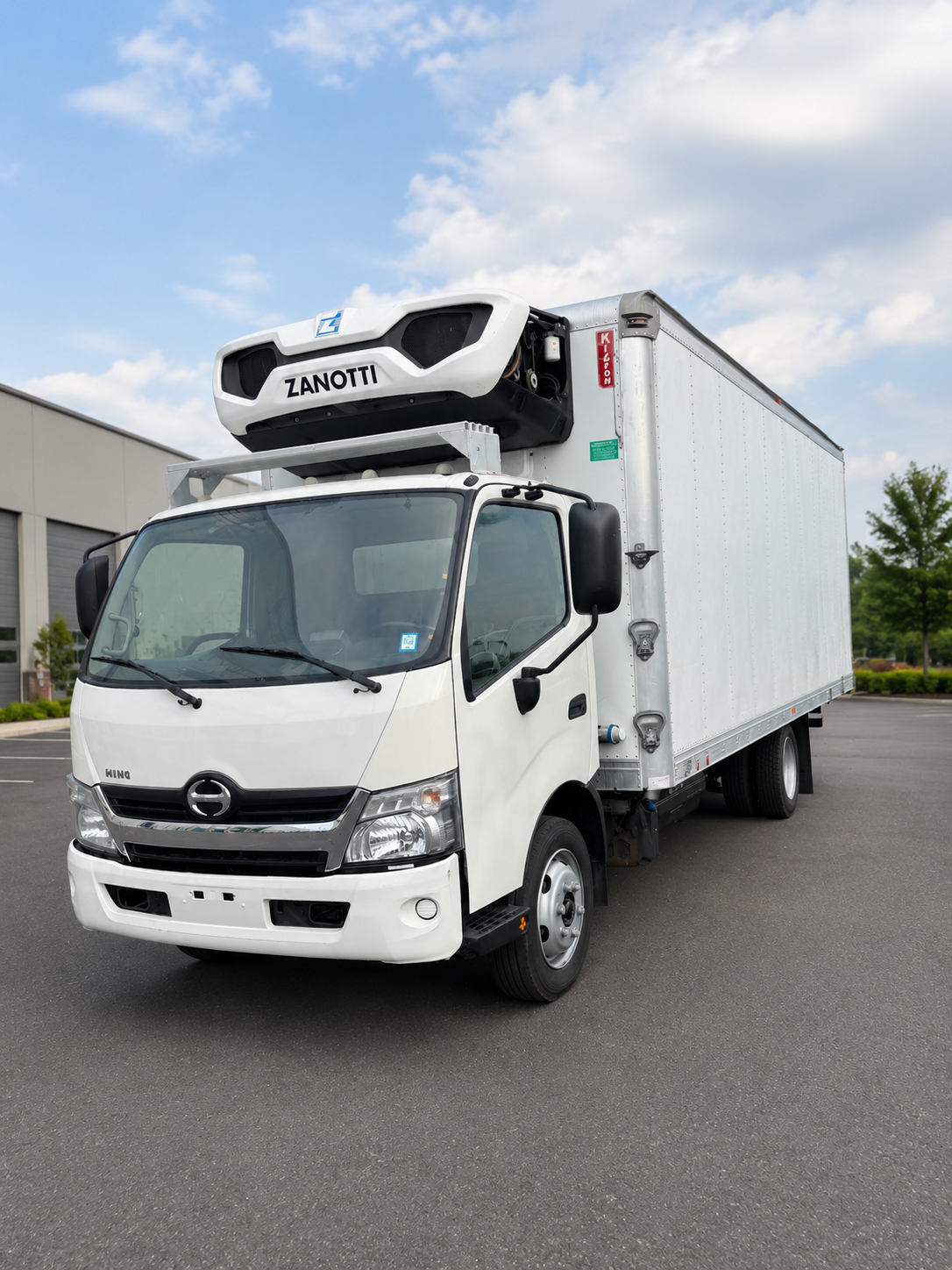 2016 Hino 195H – 20' Kidron Refrigerated Body | Zanotti Reefer | 86K Miles-thumbmail-1